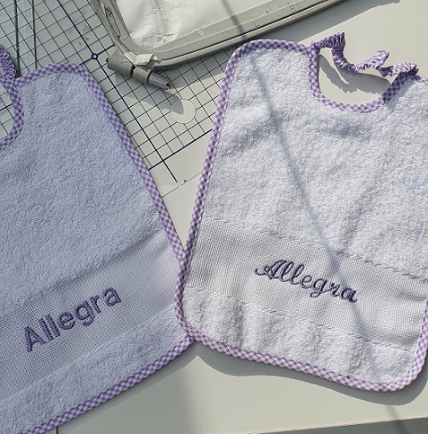 Bavaglia Materna spugna cotone 100% Ricamo - immagine 17
