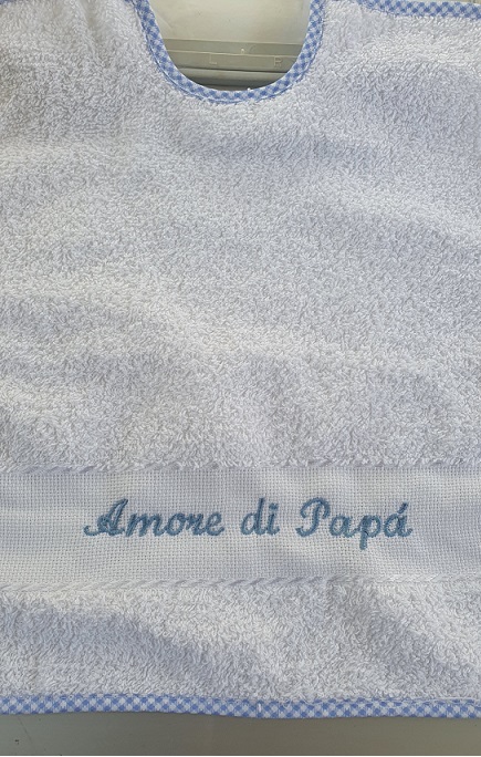 Bavaglia Materna spugna cotone 100% Ricamo - immagine 19