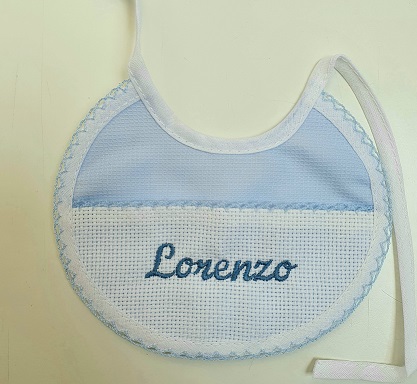 Bavaglini neonato Ovale Ricamo Art.2082 - immagine 8