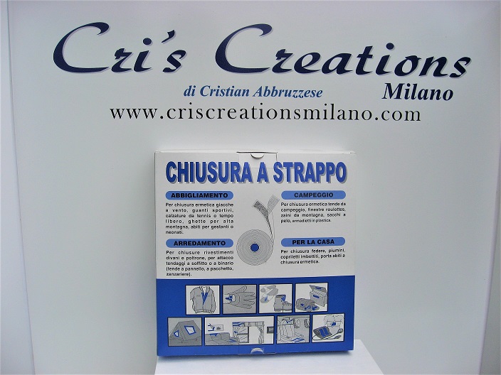 Velcro da cucire alto 5 cm. Asola (Femmina) – Cris creations Milano