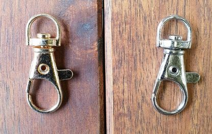 16 Anelli A Molla In Metallo Dorato - Diametro 2 Cm, Per Portachiavi, Borse, Zaino, Campeggio, Fai-da-te, Decorazioni