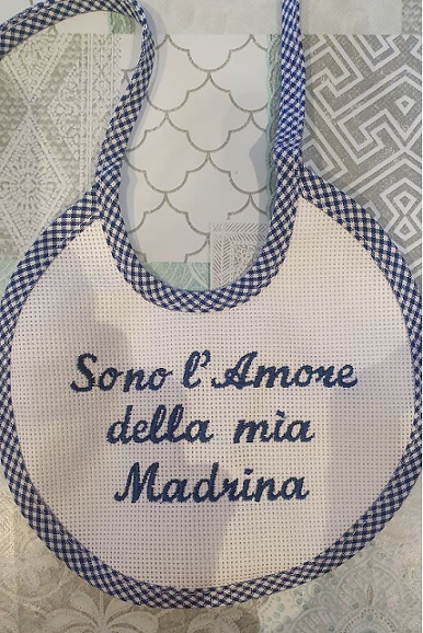 Bavaglino neonato Ricamo Ovale Art.6142 - immagine 10