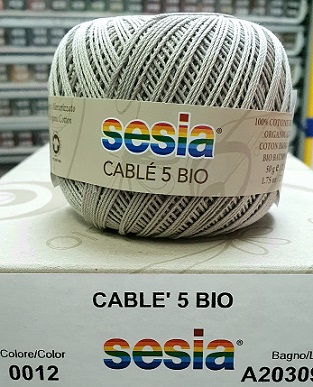 Cotone Bio Cablè N°5 Sesia Bianco e Colorato - immagine 23