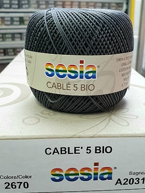 Cotone Bio Cablè N°5 Sesia Bianco e Colorato - immagine 25